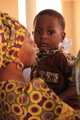 Photo of a Nigerian Mom and Child @ Maurice Emelu