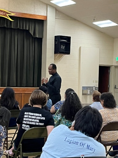 Fr. Maurice Emelu Speaking at St. Brigid Hanford, July 2024