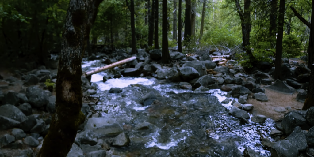 Symbolizing living water flowing from rock biblical symbolism